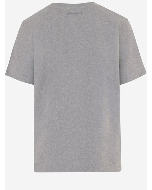 J.W. Anderson Gray T-Shirt Animal Stars Cotton T-Shirts & Jerseys