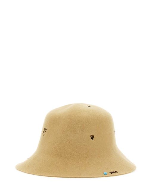 SUPERDUPER Natural Freya Hat for men