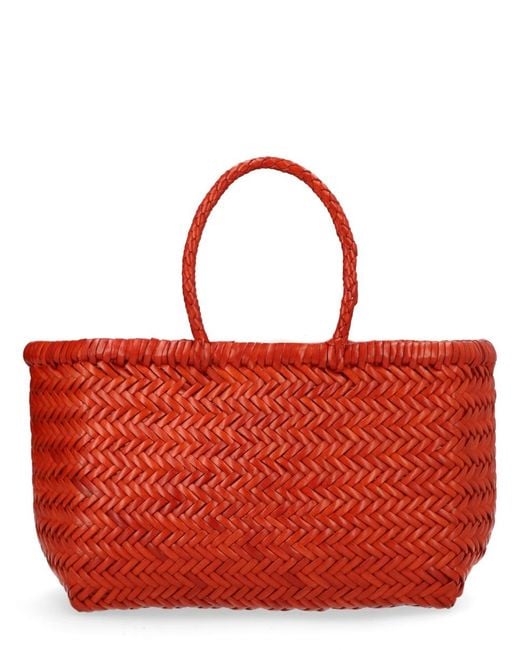 Dragon Diffusion Red Handbag Triple Jump Leather Handbags