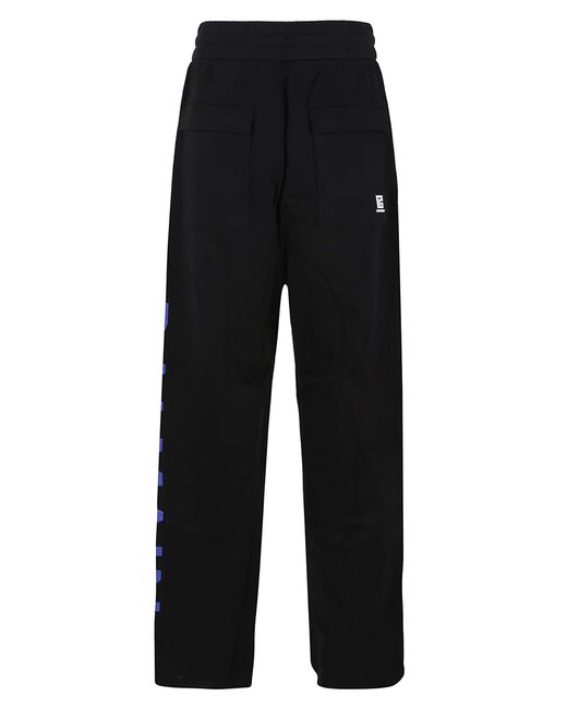 Balmain Black Side Printed Sweatpants for men