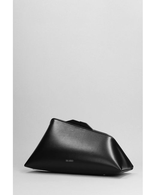 The Attico 8.30 Pm Hand Bag In Black Leather