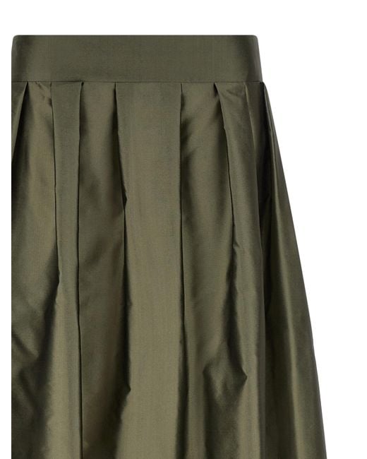 Max Mara Green Polyester Mini Skirt