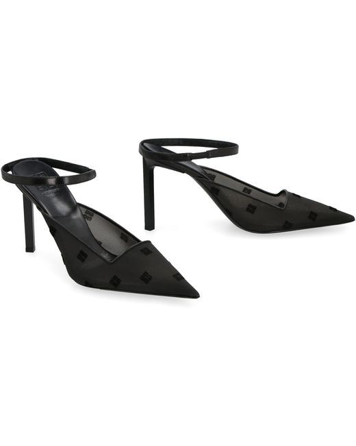 Givenchy Black Show Pointy-Toe Mules