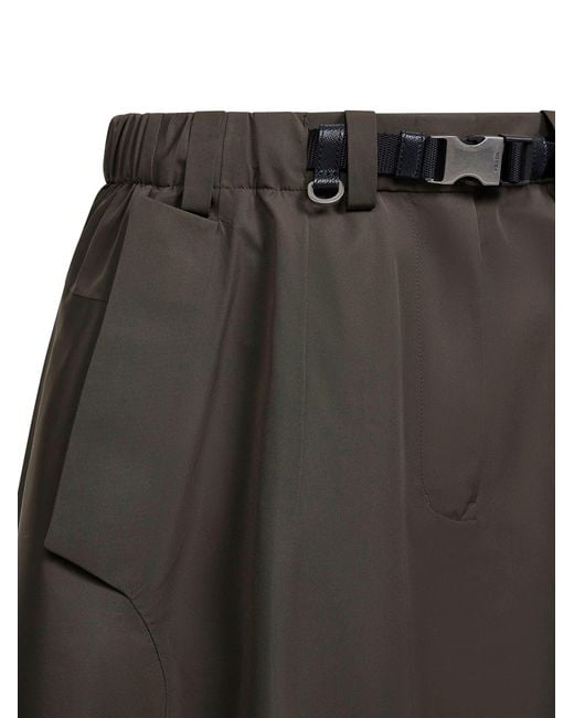 Prada Brown Midi Skirt Circle Recycled Polyester