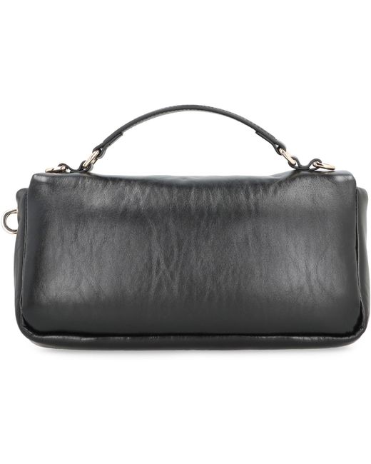 Gucci Black Small Leather Flap Handbag Lamb Handbags