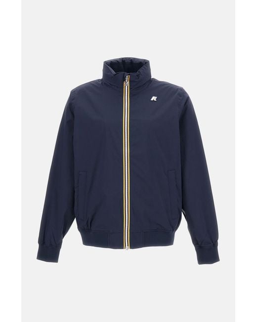 K-Way Blue Jackets Ea Ny for men
