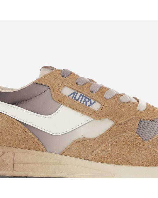Autry Natural Sneakers Reelwind Leather Trainers for men