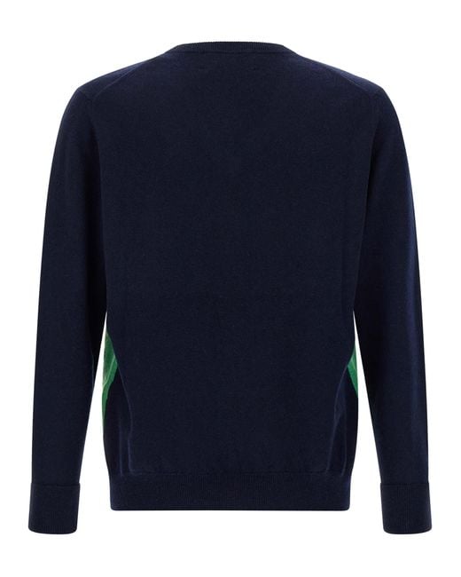 Ballantyne Blue Argyle Pattern Sweater for men