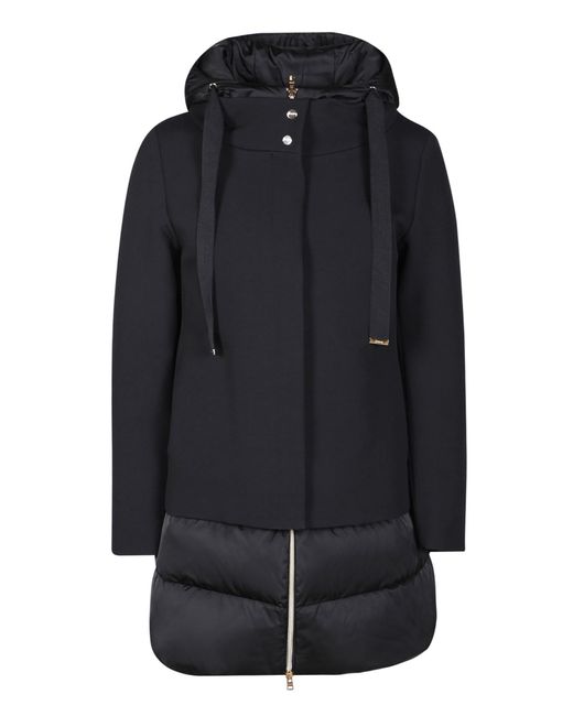 Herno A-shape Down Jacket In New City Glam in Black | Lyst