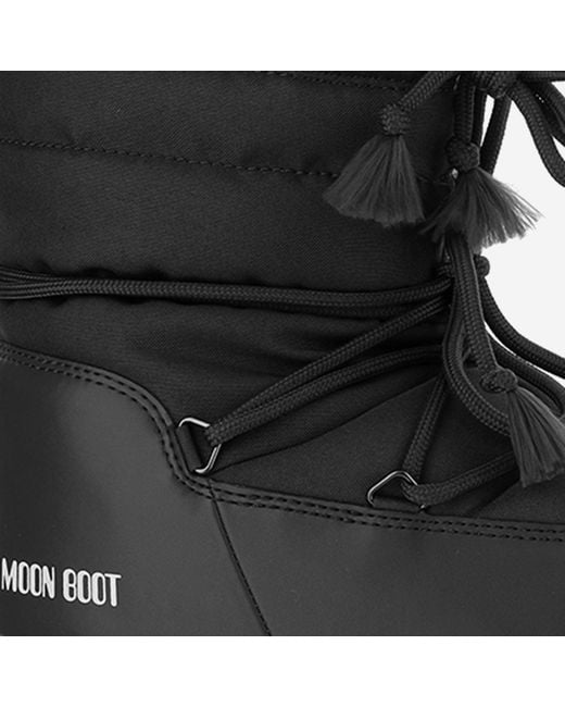 Moon Boot Black Ankle Boots Nylon Polyamide