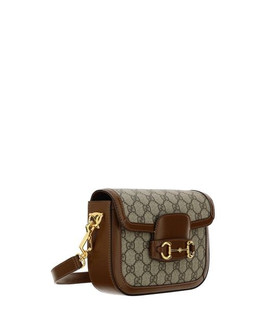 Gucci Gray 1955 Mini Horsebit Shoulder