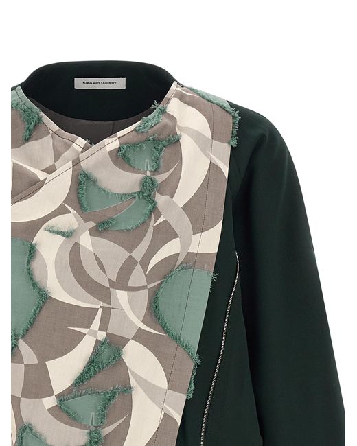 Kiko Kostadinov Green 'Csomor' Blouson for men