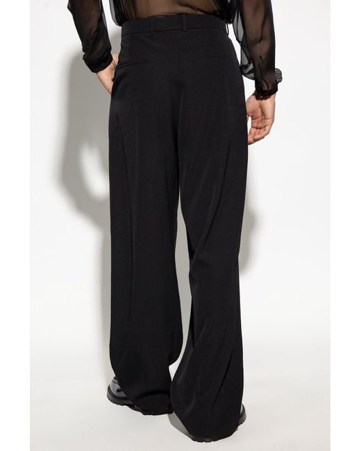 Saint Laurent Black Loose-Fitting Trousers for men