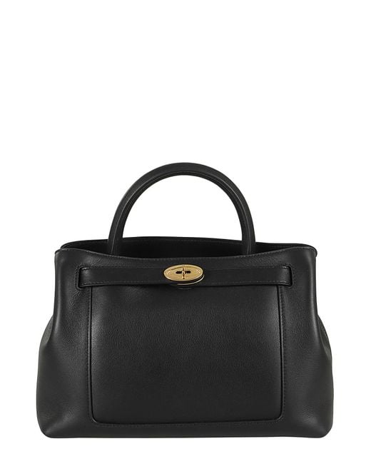 Mulberry Medium Islington Silky Calf in Black Lyst UK