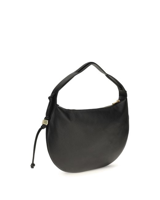 Coccinelle Black Thess Shoulder Bag Calf Leather Bos Taurus