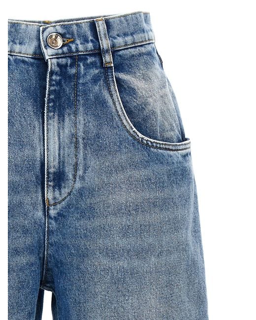 Maison Margiela Blue Cut-Out Jeans