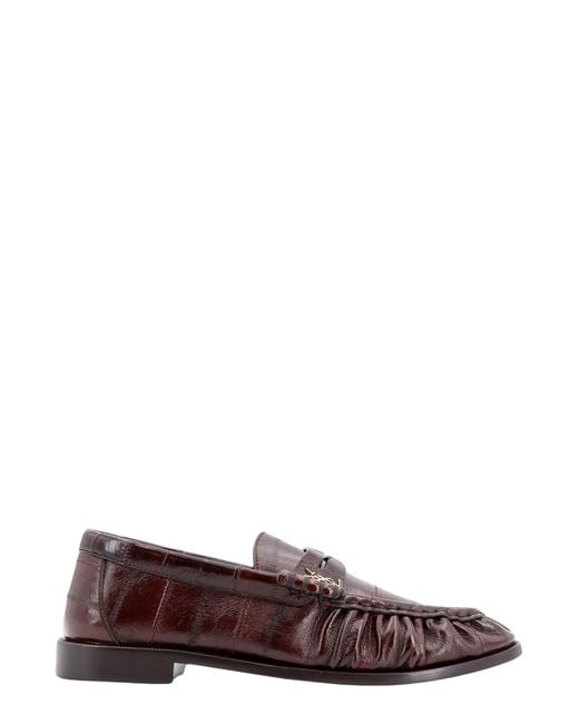 Saint Laurent Brown Le Loafer