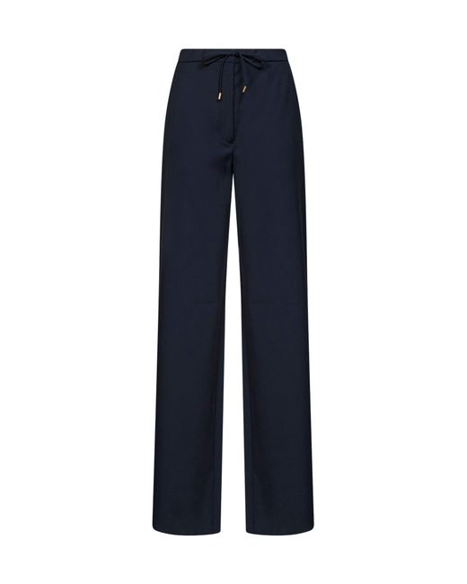 Max Mara Blue Mstcrisma Wide-Leg Trousers