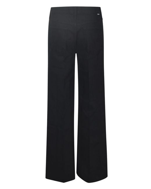 Mother Black Straight Jeans