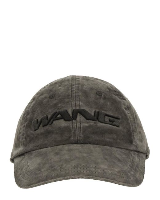 T By Alexander Wang Gray Baseball Cap