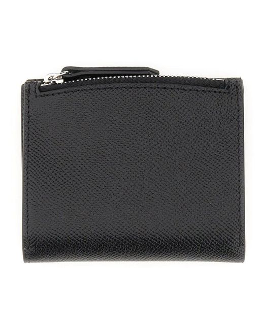 Maison Margiela Black Four Stitches Wallets & Card Holders for men