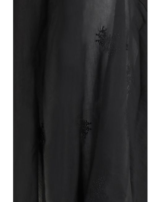 Our Legacy Black Petti Skirt Ethereal Veil Lyocell; Polyester