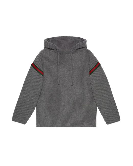 Gucci Gray Hoodies for men
