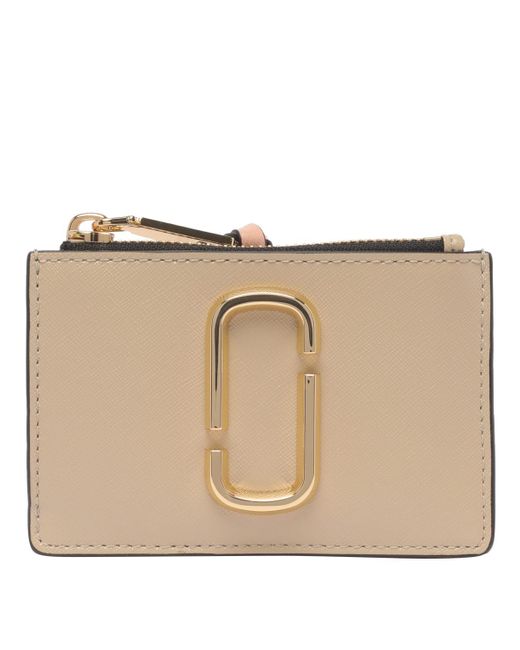 Marc Jacobs The Snapshot Top Zip Multi Wallet in Natural Lyst