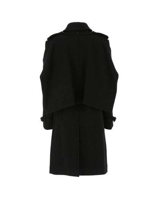 Burberry Black Belted-Waist Trench Coat