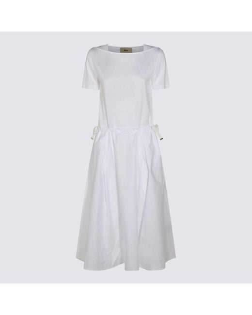 Herno White Dresses _100 Co