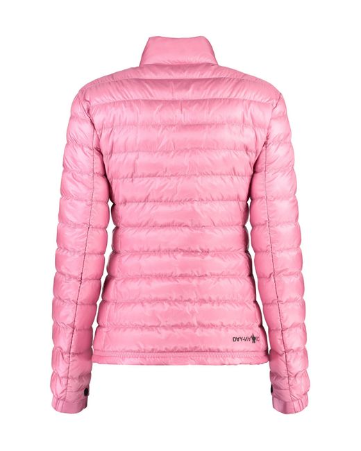 3 MONCLER GRENOBLE Pink Walibi Full Zip Down Jacket