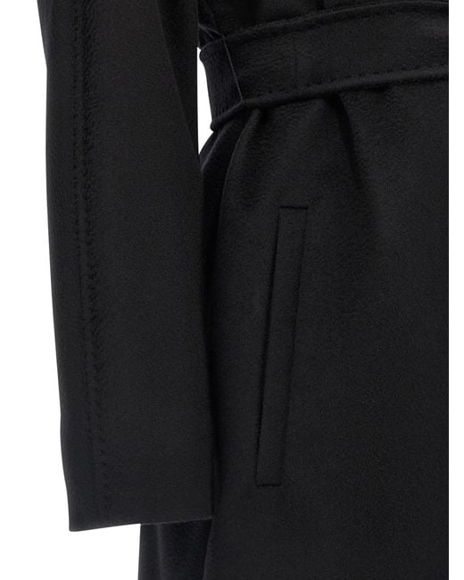 Max Mara Black 'Dravenna' Coat