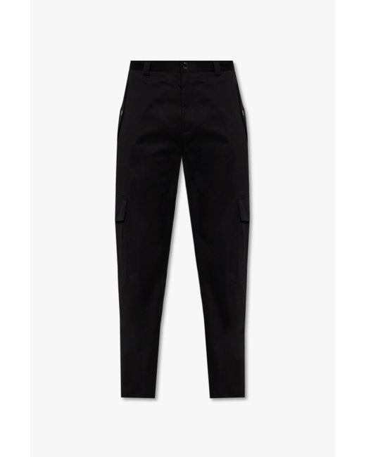 Dolce & Gabbana Black Dolce & Gabbana Trousers With Pockets for men