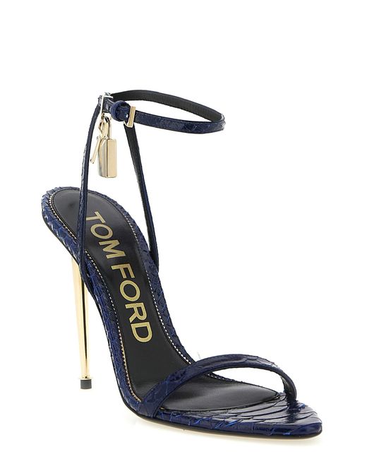 Tom Ford Blue Leather Heels