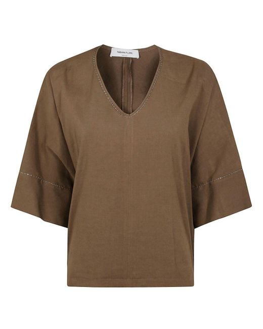Fabiana Filippi Brown Top