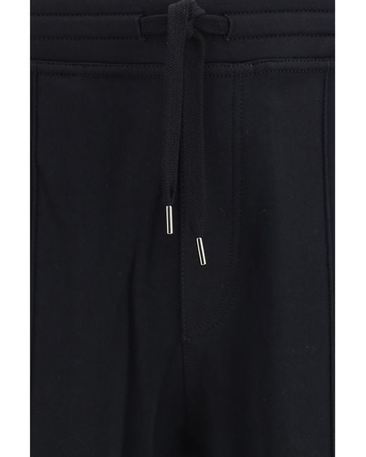 Brunello Cucinelli Blue Cotton-Blend Jogging Pants Cotton; Polyamide for men