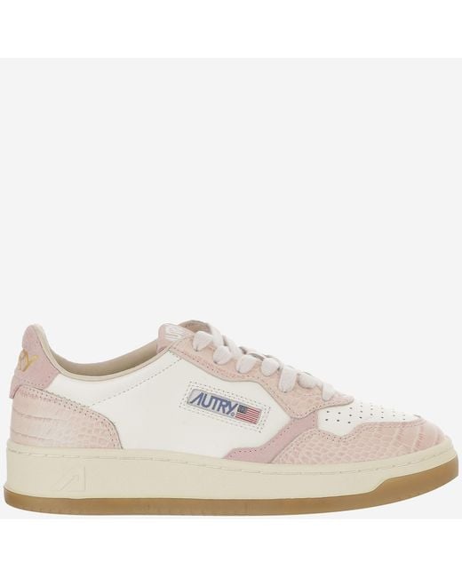 Autry Multicolor Leather Sneakers Medalist Low Leather/Rubber Trainers