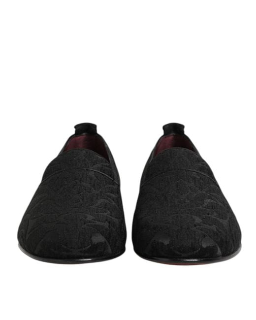 Dolce & Gabbana Black Loafers for men