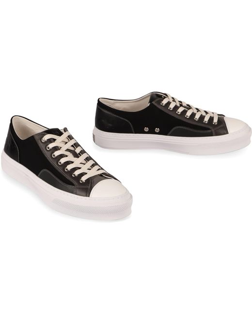 Givenchy Black Urban Canvas And Leather Sneakers for men