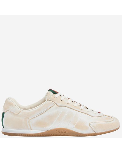 Gucci Metallic Shift Sneakers Leather Trainers