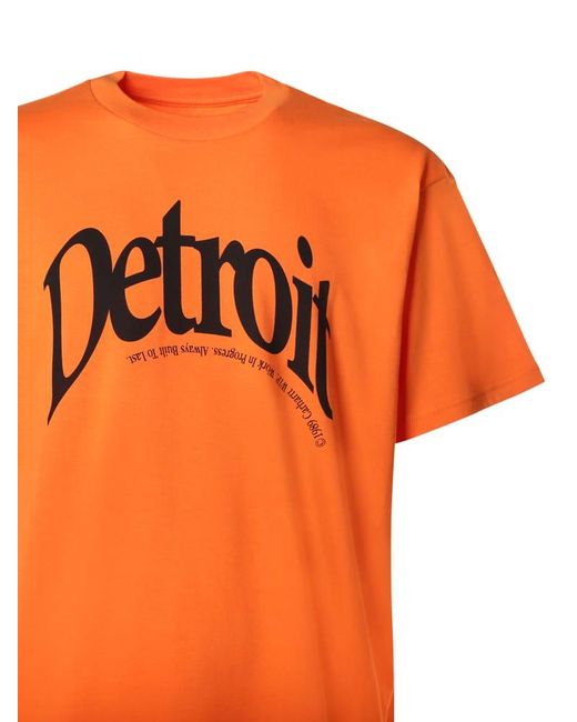 Carhartt Detroit Arch Cotton T-shirt in 