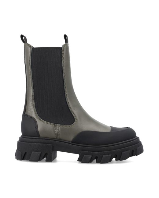 ganni midcalf boots