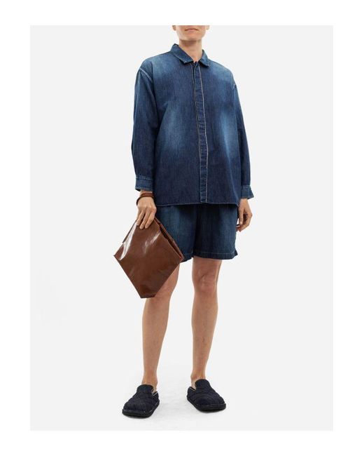 COTTLE Blue Denim Shirt