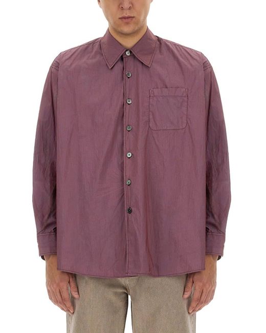Our Legacy Purple "Borrowed" Shirt for men