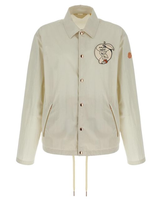 Moncler Genius Men's White Moncler X Gilga Farm 'satsuma' Jacket - Main Image