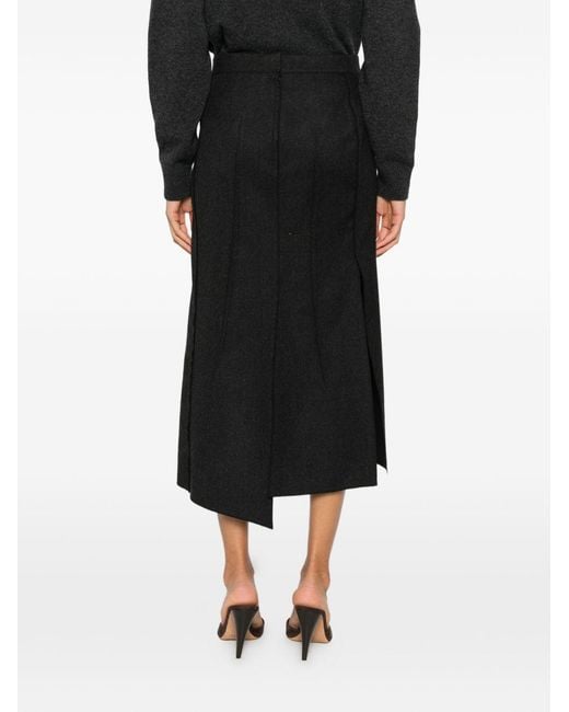 Victoria Beckham Multicolor Pressed Midi Skirt