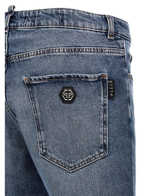 Philipp Plein Blue Denim Jeans for men