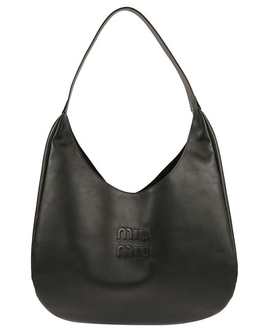 Miu Miu Black Softy Shoulder Bag