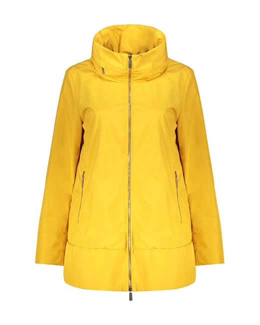 Moorer Yellow Techno Fabric Jacket