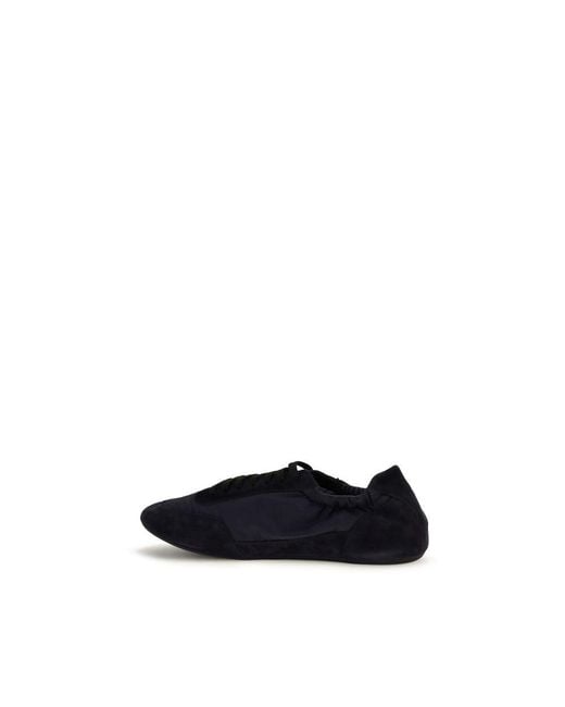Prada Blue Rubber Athletic Sneakers for men